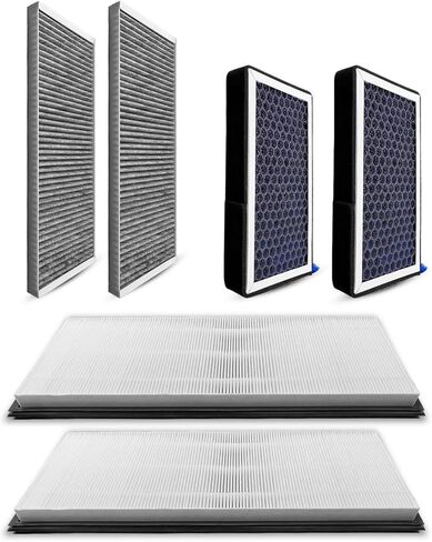 6Pcs Cabin Air Filter Kit Fit for Tesla Model Y 2020 2021 2022 2023 2024, Intake Filter Cabin Air Filter with Tools Replace 110768100A 165837500A 165837600A in Saudi Arabia