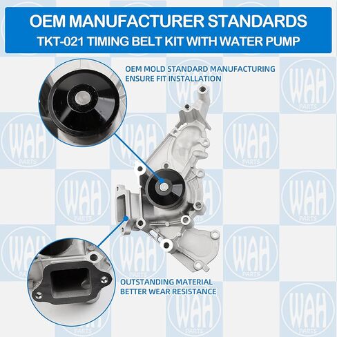 TKT-021 Timing Belt Kit With Water Pump Compatible With 1998-2009 Lexus GS430 GX470 LS400 LS430 LX470 SC400 SC430 Toyota 4Runner Land Cruiser Sequoia Tundra in Kuwait