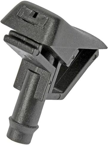 KarParts360 لسيارة تشيفي S10 1995-2004 فوهة غسالة الزجاج الأمامي | مصنوع من البلاستيك | لمسة نهائية غير لامعة | أسود | قطر منفذ الخرطوم 0.15 بوصة | استبدال ل 15727144 in Saudi Arabia