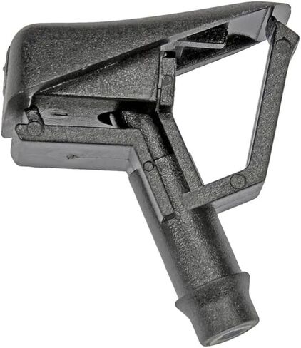 KarParts360 لسيارة تشيفي S10 1995-2004 فوهة غسالة الزجاج الأمامي | مصنوع من البلاستيك | لمسة نهائية غير لامعة | أسود | قطر منفذ الخرطوم 0.15 بوصة | استبدال ل 15727144 in Saudi Arabia