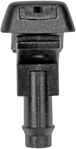 KarParts360 لسيارة تشيفي S10 1995-2004 فوهة غسالة الزجاج الأمامي | مصنوع من البلاستيك | لمسة نهائية غير لامعة | أسود | قطر منفذ الخرطوم 0.15 بوصة | استبدال ل 15727144 in Saudi Arabia