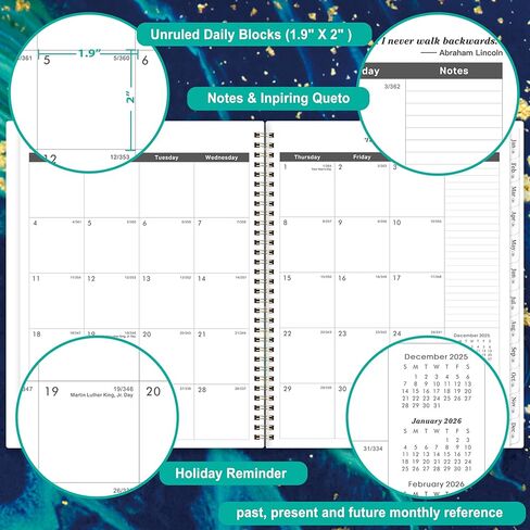 Monthly Planner/Calendar 2026-2030 - 5 Year Monthly Planner 2026-2030 from January 2026 - December 2030, 9" x 11", 2026-2030 Calendar Planner with Tabs in Saudi Arabia