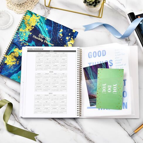 Monthly Planner/Calendar 2026-2030 - 5 Year Monthly Planner 2026-2030 from January 2026 - December 2030, 9" x 11", 2026-2030 Calendar Planner with Tabs in Saudi Arabia