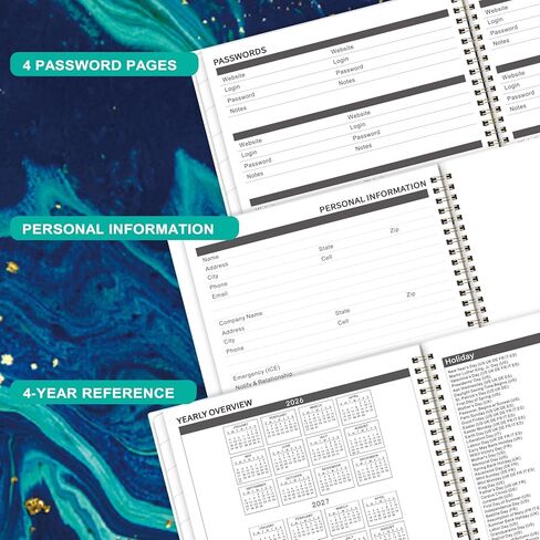 Monthly Planner/Calendar 2026-2030 - 5 Year Monthly Planner 2026-2030 from January 2026 - December 2030, 9" x 11", 2026-2030 Calendar Planner with Tabs in Saudi Arabia