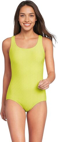 Lands' End Women's Chlorine Resistant Soft Cup Tugless Sporty One Piece Swimsuit in Kuwait
