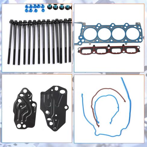 5.4L Engine Cylinder Head Gasket Set w/Bolts Fits for Ford Expedition F-150 F-250 F-350 07-10, for Lincoln Navigator 07-14 5.4L V8 24V VIN 5 V OE ES72798 HS26306PT-2 in Saudi Arabia