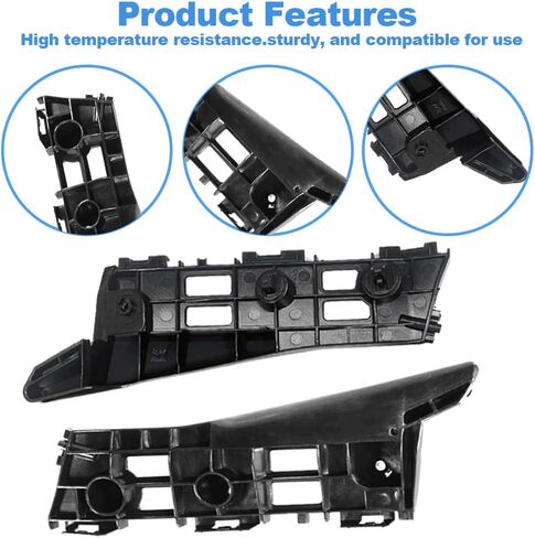 Front Left Right Bumper Bracket, Front Bumper Side Support, for Toyota Prius 2010-2015, Bumper Bracket Retainer Spacer No.52115-47041, 52116-47040, 1 Pair in Saudi Arabia
