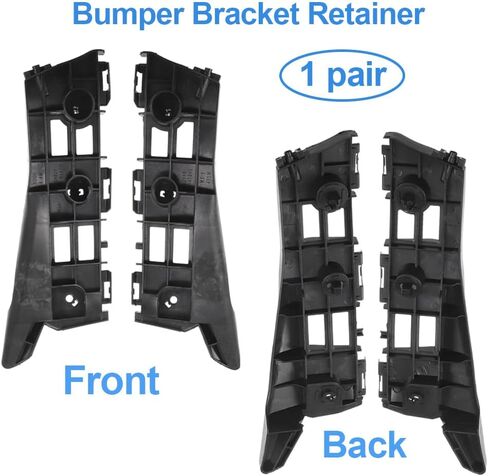 Front Left Right Bumper Bracket, Front Bumper Side Support, for Toyota Prius 2010-2015, Bumper Bracket Retainer Spacer No.52115-47041, 52116-47040, 1 Pair in Saudi Arabia