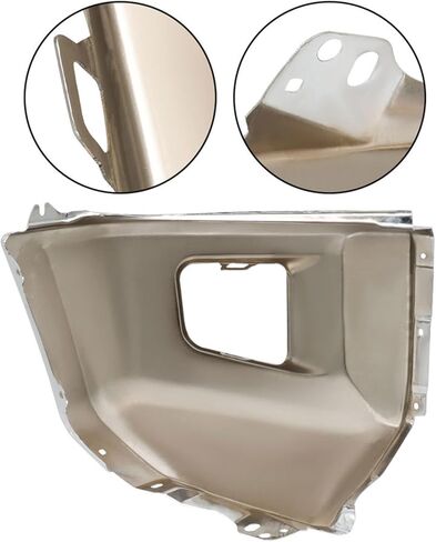 WFLNHB كروم الصلب الجبهة سائق الجانب الوفير نهاية الغطاء دون ثقب الاستشعار استبدال ل تندرا 2014-2021 521130C040 TO1004184 in Kuwait