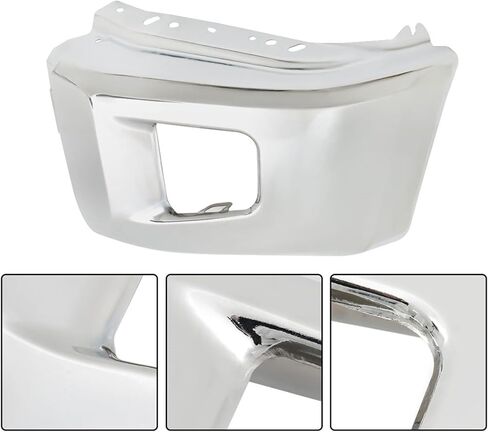 WFLNHB كروم الصلب الجبهة سائق الجانب الوفير نهاية الغطاء دون ثقب الاستشعار استبدال ل تندرا 2014-2021 521130C040 TO1004184 in Kuwait