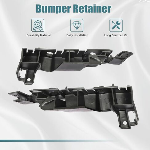GXARTS قطعتان من دعامة دعم المصد استبدال 4G0807283 4G0807284 متوافقة مع Audi S6 A6 A6 Quattro 2012 2013 2014 2015 2016 2017 2018 دعامة تثبيت المصد الأمامي باللون الأسود in Saudi Arabia