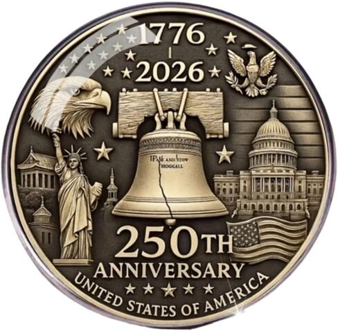 الولايات المتحدة الأمريكية الذكرى 250th دبوس بروش أمريكا 250th عيد ميلاد شارات الولايات المتحدة الأمريكية 250 سنة الذكرى التلبيب دبوس 1776-2026 يوليو يوم الاستقلال الرابع الملحقات الوطنية in Saudi Arabia
