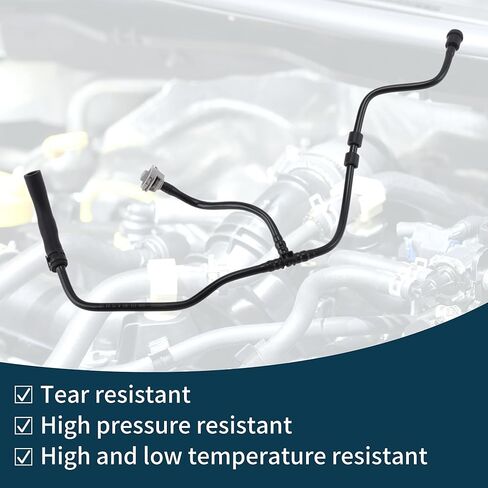 Radiator Hose Heater Hose Radiator Outlet Hose Pipe for Audi Q5 2.0L 2018-2024 No.80D121081B/80A121081DH Plastic Coolant Pipe Black 1 Pc in Saudi Arabia