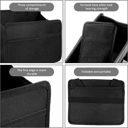 iplusmile Car Storage Hanging Bag Collapsible Trash Bin Foldable Garbage can Organizer for Backseat with Multiple Pockets 5.3X6.7X5.3 Inches Car Bag Organizer for Travel and Daily Use in Saudi Arabia