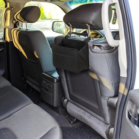 iplusmile Car Storage Hanging Bag Collapsible Trash Bin Foldable Garbage can Organizer for Backseat with Multiple Pockets 5.3X6.7X5.3 Inches Car Bag Organizer for Travel and Daily Use in Saudi Arabia