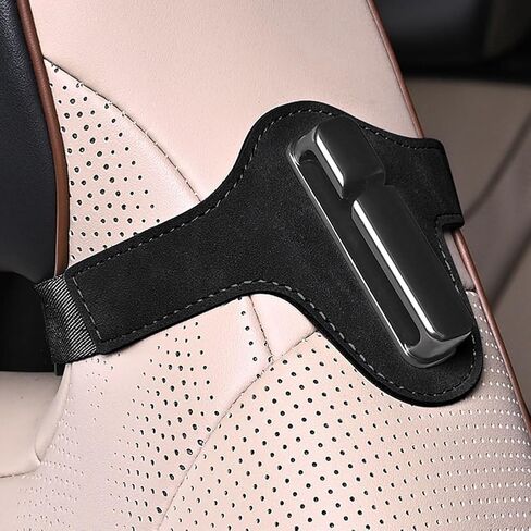 أداة ضبط وحامل حزام الأمان للبالغين، مشبك حزام مقعد السيارة لسهولة الوصول إليه، مقبض دليل حزام الأمان، يناسب المقاعد الرياضية مع فجوة أو فتحة مسند الرأس in Kuwait