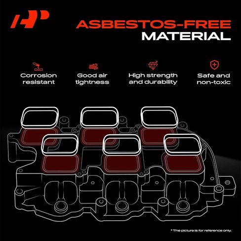 A-Premium Lower Engine Manifold Seal Gasket Set Compatible with Hyundai Elantra 2003-2012, Tucson 2005-2009, Tiburon 2003-2008 & Kia Soul 2010-2011, Sportage 2005-2010, Spectra 2004-2009, Spectra5 in Saudi Arabia