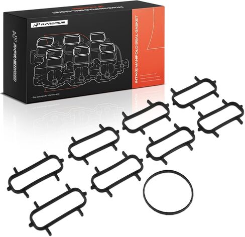 A-Premium Lower Engine Intake Manifold Gasket Set Compatible with Chevrolet Impala 2006-2009, Monte Carlo 2006-2007 & Buick LaCrosse/Allure 2008-2009 & Pontiac Grand Prix 2005-2008, 5.3L in Saudi Arabia