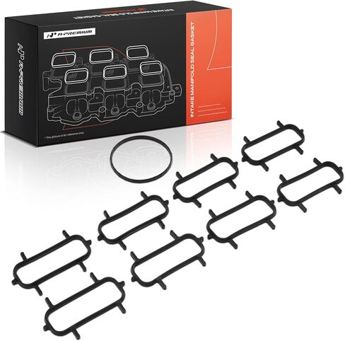A-Premium Lower Engine Intake Manifold Gasket Set Compatible with Chevrolet Impala 2006-2009, Monte Carlo 2006-2007 & Buick LaCrosse/Allure 2008-2009 & Pontiac Grand Prix 2005-2008, 5.3L in Saudi Arabia