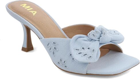 MIA Women's Elyzza Bow-Detail Kitten-Heel Sandals in Saudi Arabia