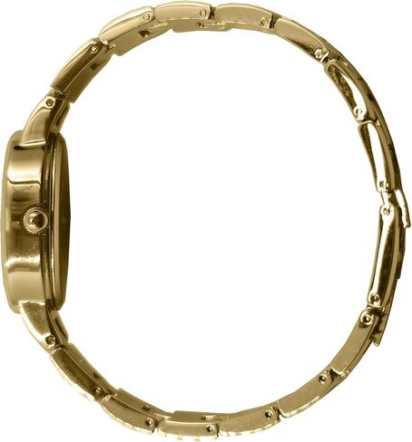 Peugeot Womens 30mm x 20mm Oval Watch with Sun-Moon Phase Roman Numeral Dial and Metal Link Bracelet (Gold-Black) in Saudi Arabia