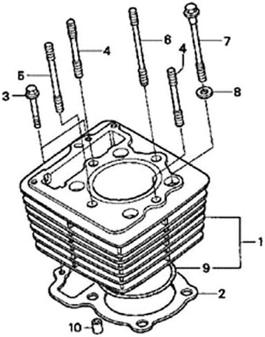 Cylinder Fits Honda Sportrax TRX400EX (1999-2008), XR400 (1996-2004) 89mm Big Bore in Saudi Arabia