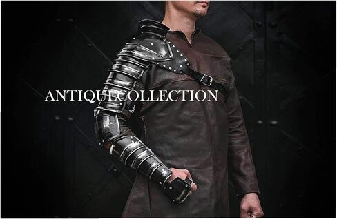 ANTIQUECOLLECTION Medieval Single Pauldron Metal Sleeve Shoulder Arm Armor For Spartacus Cosplay Larp Costume in Saudi Arabia