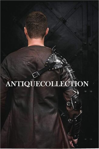 ANTIQUECOLLECTION Medieval Single Pauldron Metal Sleeve Shoulder Arm Armor For Spartacus Cosplay Larp Costume in Saudi Arabia