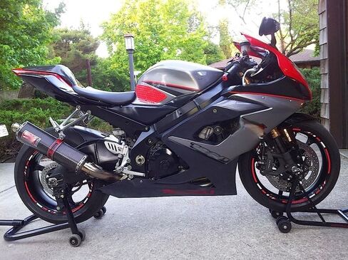 Red & White Type-R Wheel Decals for Motorcycle or Car - Rim Stickers - Full Graphics Kit in Saudi Arabia