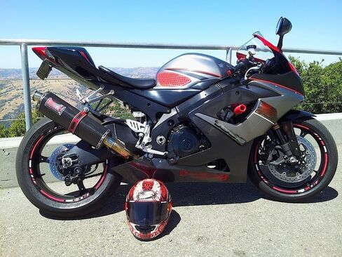 Red & White Type-R Wheel Decals for Motorcycle or Car - Rim Stickers - Full Graphics Kit in Saudi Arabia