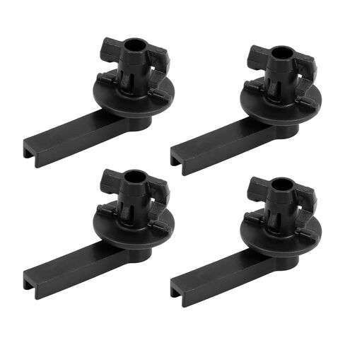 4PCS W721136S300 Fender Flare Clips Handle Locking Pins, Front Rear Wheel Protector Clips Kit Fit for Ford Bronco 2021 2022 2023 2024 2025, 2/4 Door, L-Shape Plastic in Saudi Arabia
