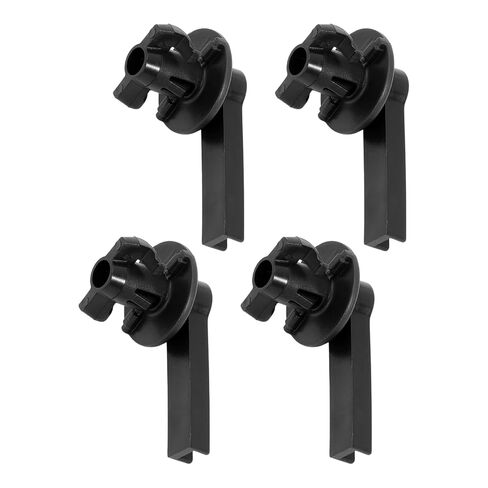 4PCS W721136S300 Fender Flare Clips Handle Locking Pins, Front Rear Wheel Protector Clips Kit Fit for Ford Bronco 2021 2022 2023 2024 2025, 2/4 Door, L-Shape Plastic in Saudi Arabia