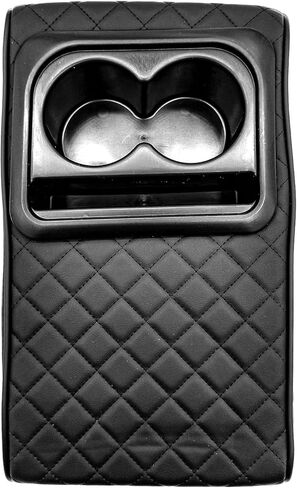 Center Console Cover, Middle Console Cover, Good Elasticity, Good Breathability, Lightweight, Wear-Resistant, Scratch Resistant Fits Most Sedans, SUVs, Trucks, and Vans (Diamond&Black) in Saudi Arabia