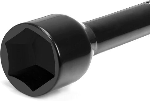 BIG RED ATRX31101-14F 14" Heavy-Duty Cross Lug Wrench | 11/16", 3/4", 13/16", 7/8" | SAE & Metric Lug Nut Remover/Installer for Tire Changing, Black in Saudi Arabia