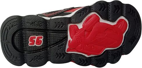 Disney Boy's Lightning McQueen Cars Light Up Sneakers (Black, Numeric_11) in Saudi Arabia