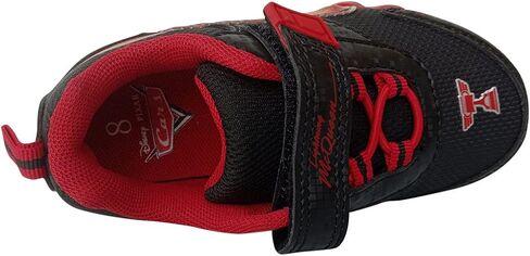 Disney Boy's Lightning McQueen Cars Light Up Sneakers (Black, Numeric_11) in Saudi Arabia