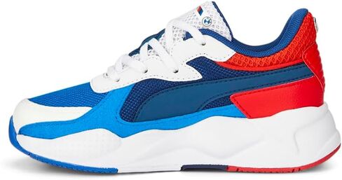 حذاء رياضي PUMA للأطفال الأولاد BMW M Motorsport Rs X Ac سهل الارتداء كاجوال - أبيض in Kuwait