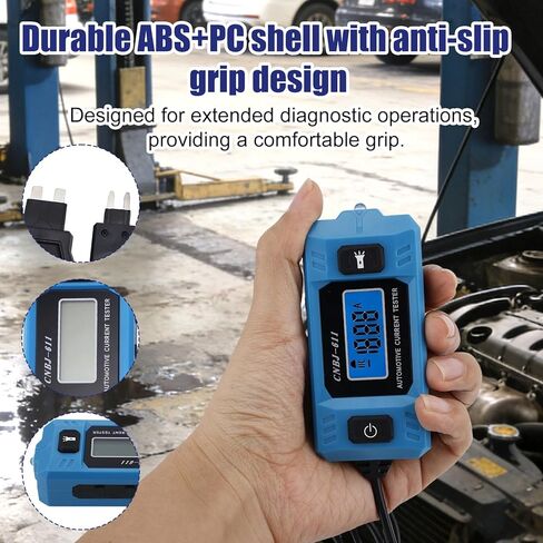 Car Fuse Tester Automotive, High Precision 20A 48V Automotive Circuit Current Fault Probe Tester 2-in-1 Wire Tracer Short Finder with LED Display & Front Light (Not Battery Concluded) in Saudi Arabia