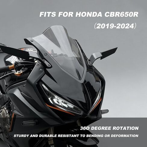 Fits for Honda CBR650R (2019-2024) Side Mirrors Anti-glare Wind Wing Mirror Accessories in Saudi Arabia