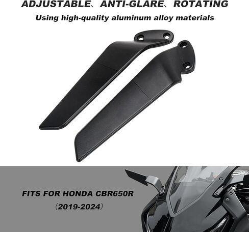 Fits for Honda CBR650R (2019-2024) Side Mirrors Anti-glare Wind Wing Mirror Accessories in Saudi Arabia