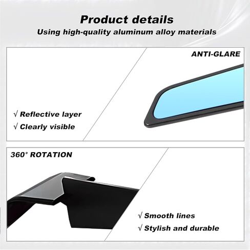 Fits for Honda CBR650R (2019-2024) Side Mirrors Anti-glare Wind Wing Mirror Accessories in Saudi Arabia