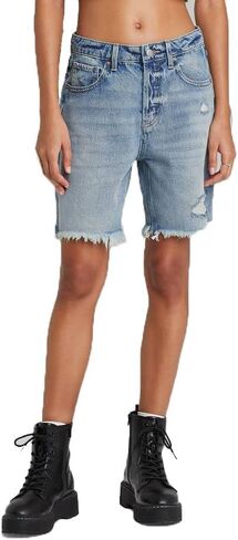 Wild Fable Women's High-Rise Wide Leg Bermuda Jean Shorts - in Saudi Arabia