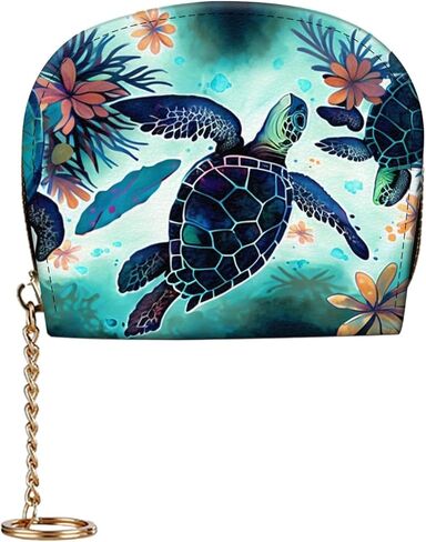 Zip Around Wallets for Women with Detachable Wrist Strap, Large Capacity RFID Blocking Leather Purse Organizer Card Holder Wristlet,Beautifull Owl Abstract in Saudi Arabia
