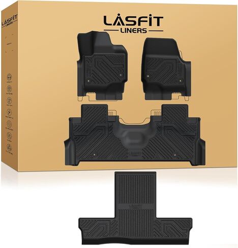 LASFIT Cargo Mat for Ford Focus 2012-2018 Hatchback Gasoline(No Subwoofer) Focus RS 2016 2017 2018 All Weather Custom Fit TPE Trunk Liner in Saudi Arabia