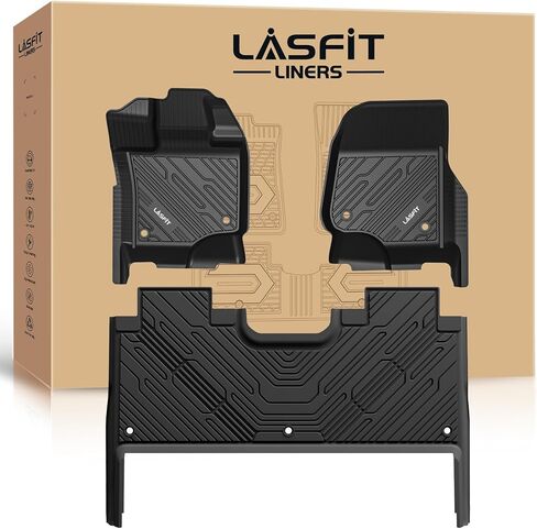 LASFIT Cargo Mat for Ford Focus 2012-2018 Hatchback Gasoline(No Subwoofer) Focus RS 2016 2017 2018 All Weather Custom Fit TPE Trunk Liner in Saudi Arabia