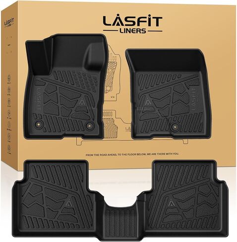 LASFIT Cargo Mat for Ford Focus 2012-2018 Hatchback Gasoline(No Subwoofer) Focus RS 2016 2017 2018 All Weather Custom Fit TPE Trunk Liner in Saudi Arabia