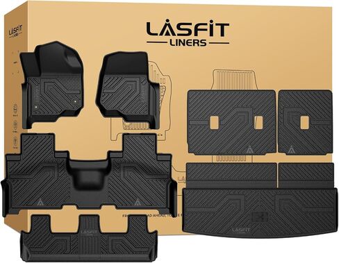 LASFIT Cargo Mat for Ford Focus 2012-2018 Hatchback Gasoline(No Subwoofer) Focus RS 2016 2017 2018 All Weather Custom Fit TPE Trunk Liner in Saudi Arabia