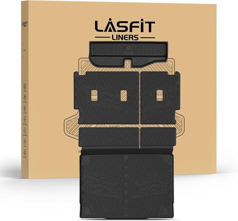 LASFIT Cargo Mat for Ford Focus 2012-2018 Hatchback Gasoline(No Subwoofer) Focus RS 2016 2017 2018 All Weather Custom Fit TPE Trunk Liner in Saudi Arabia