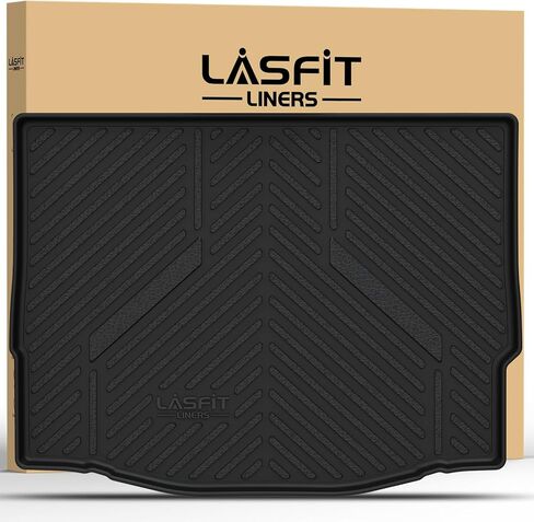 LASFIT Cargo Mat for Ford Focus 2012-2018 Hatchback Gasoline(No Subwoofer) Focus RS 2016 2017 2018 All Weather Custom Fit TPE Trunk Liner in Saudi Arabia