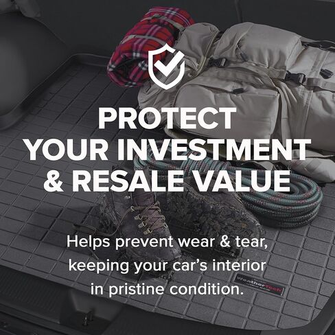 WeatherTech بطانة صندوق السيارة لنيسان ماكسيما، صندوق السيارة (40813)، أسود in Kuwait